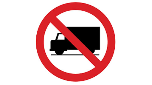 Heavy vehicles not allowed to enter Galle Road