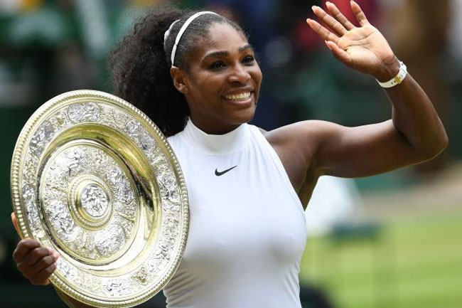 Serena Williams wins Wimbledon for historic 22nd grand slam title