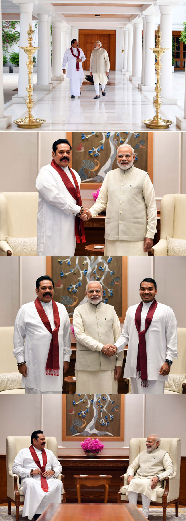 Rajapaksa meets Modi...