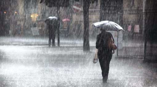 Strong winds and showers in several provinces
