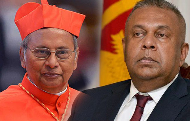 Mangala hits out at Cardinal Malcolm Ranjith’s comments on human rights