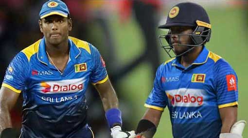 Mathews and Mendis dropped from SL ODI squad