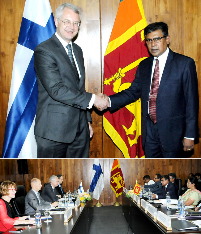 Finland commends Sri Lankas active engagement with international community