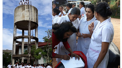 Junior staff at Marawila hospital on strike