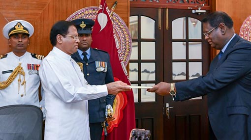 Justice Nalin Perera sworn in as new Chief Justice
