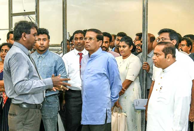 President observes development projects in Polonnaruwa