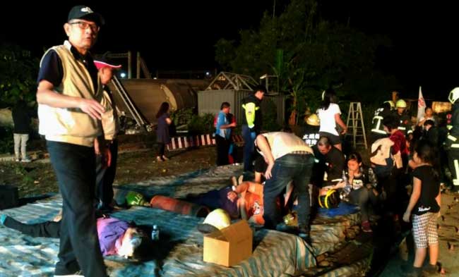 Taiwan train accident kills at least 17; 126 injured