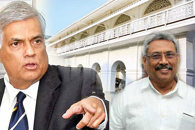 Gotabaya meets Ranil at Temple Trees