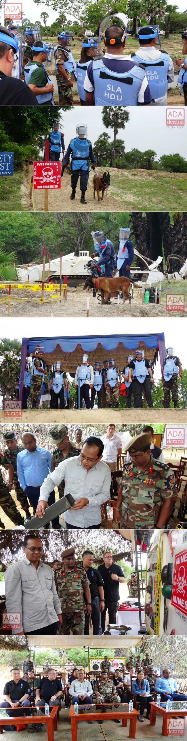 Cambodian deminers visit Muhamalai...