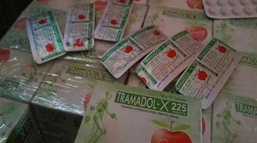 Three arrested trafficking over 4,000 tramadol tablets