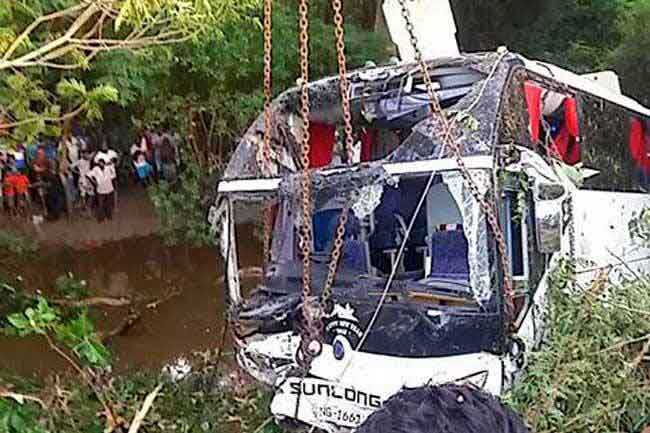 Three dead, 19 injured as bus falls into Dutch Canal