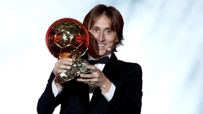   Luka Modric wins 2018 Ballon dOr, breaks Messi-Ronaldo dominance