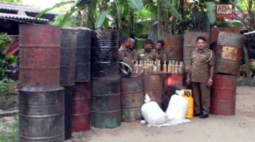 Illicit liquor with over Rs 3 million seized