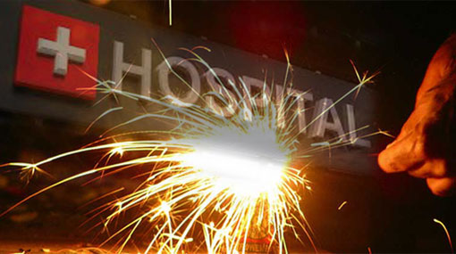 Almost 500 hospitalized over New Year Eves accidents