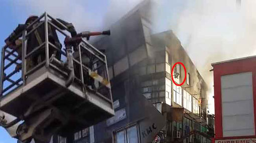 Fire breaks out at shopping complex in Kandy