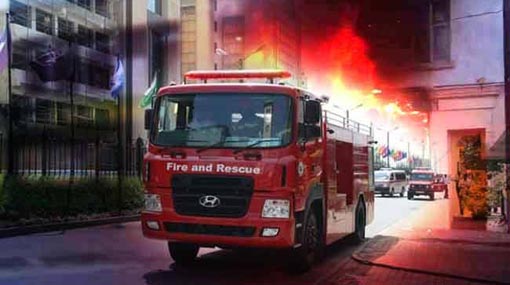 Fire breaks out at house on Vidyalankara Road