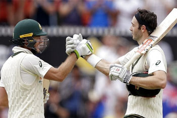 Australia declare first innings on 534-5 