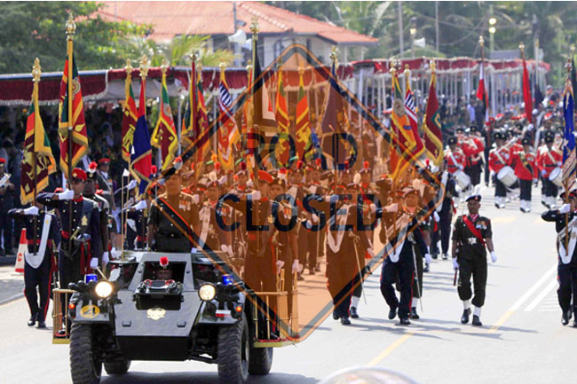 Roads closed for National Day celebrations