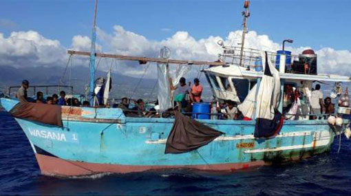 Suspected Sri Lankan ship intercepted off Reunion Island
