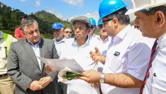 President instructs to speed up construction work of Uma Oya