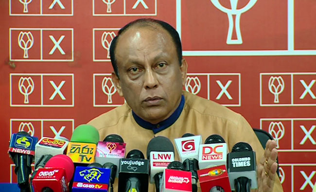 Moves to arrest Admiral Karannagoda an election campaign - SLPP