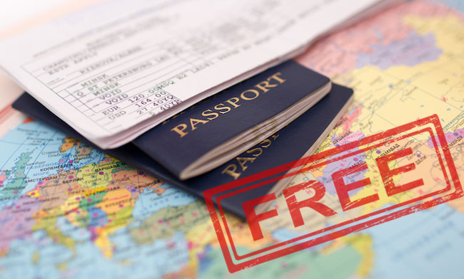 Free visa for tourists from selected countries