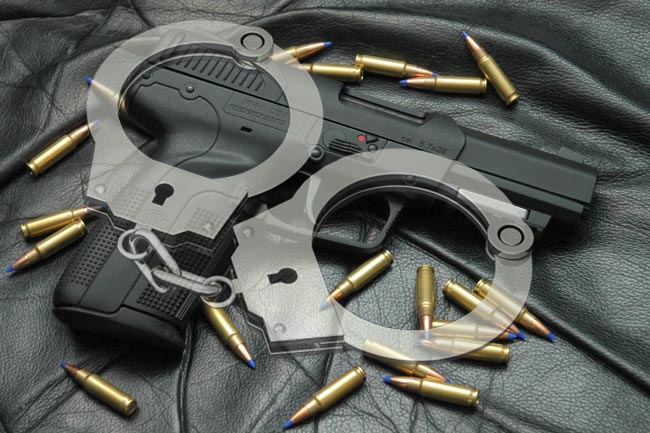 Twenty-eight year old arrested with firearm and ammo