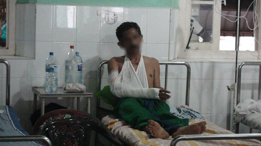 Man hospitalized in assault by Tangalle PS member