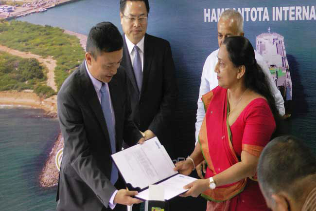 One-stop service center opened in Hambantota port to woo investors