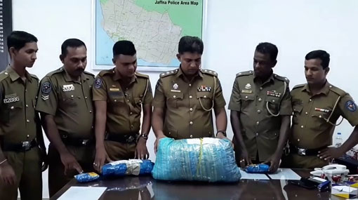 Three arrested with Kerala Cannabis in Jaffna