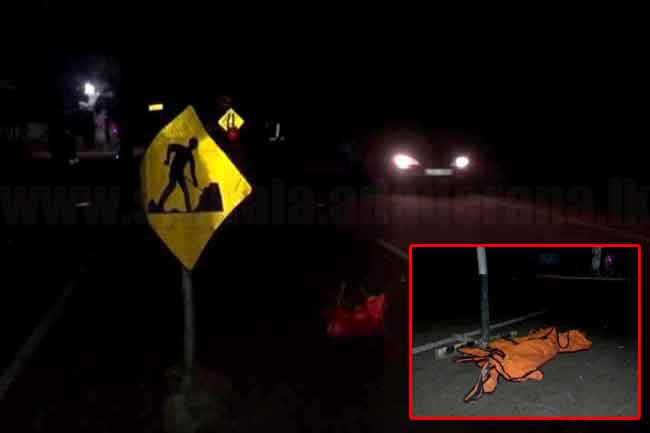 Van hits and kills two road construction workers