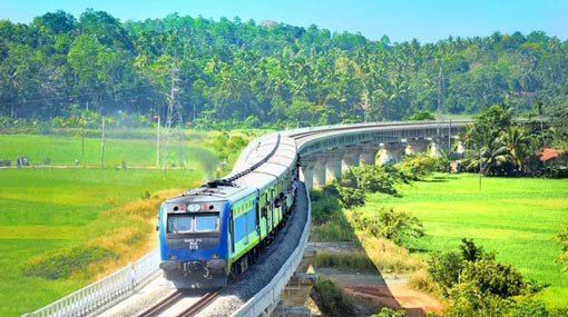 Maiden Run On New Matara Beliatta Railway Track Sets Off