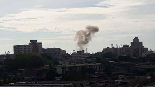 Controlled explosion near Kochchikade Church