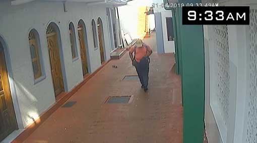 CCTV: Final hours of suicide bomber at Zion Church