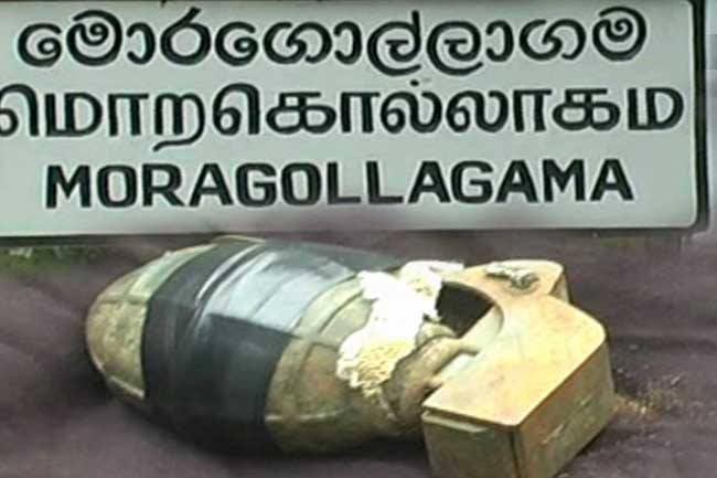 Hand grenade found in Polpithigama disarmed by Navy