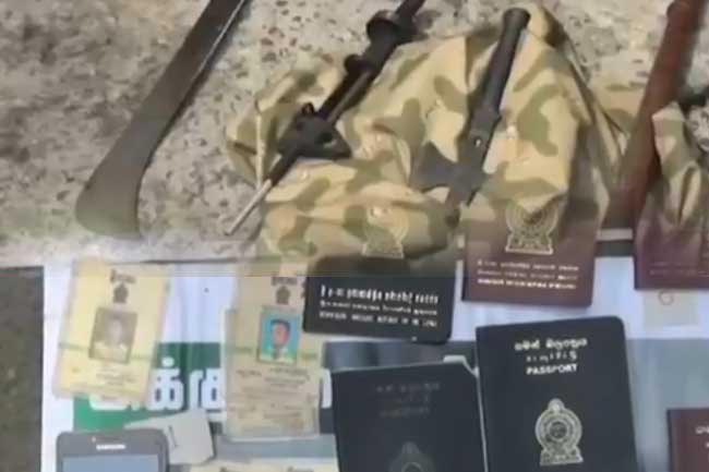 Twenty suspects and weapons found in Akurana