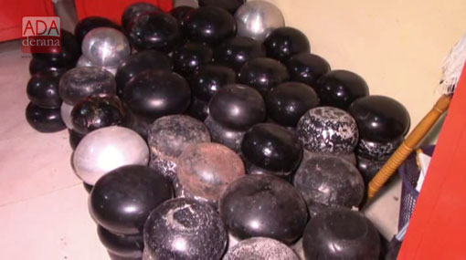 Alms bowls, empty bullet casings & military uniforms seized in search missions