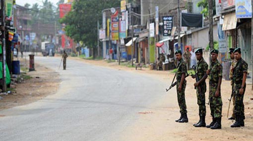 Police curfew in Chilaw