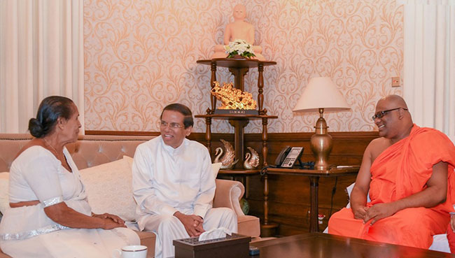 President meets Gnanasara Thero...