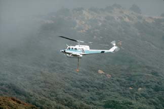 SLAF deploy helicopter to douse Knuckles Range fire