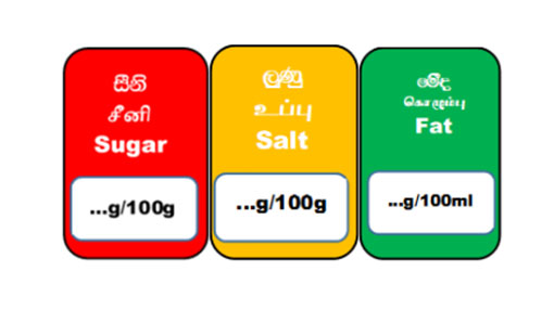 Colour coding for solid and semi-solid food from June