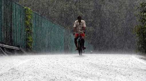 Showers and winds to continue due to South-west monsoon