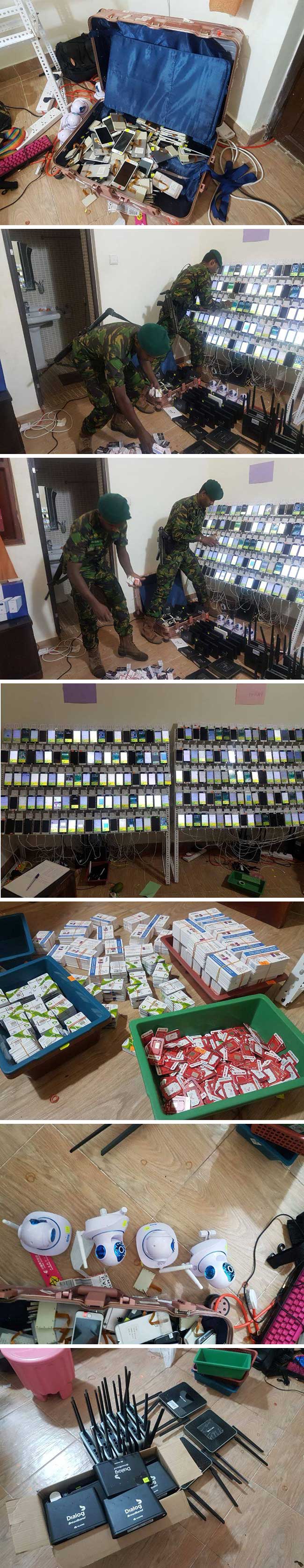 STF bust telecom racket...