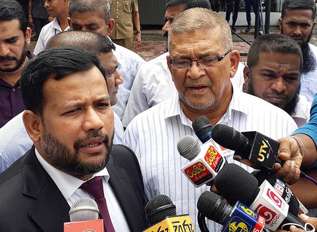 Rishad lodges complaint against Wimal and SB