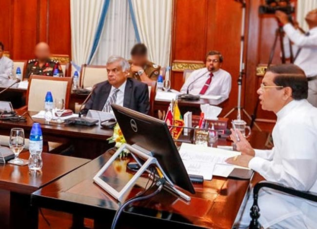 No weekly Cabinet meeting today