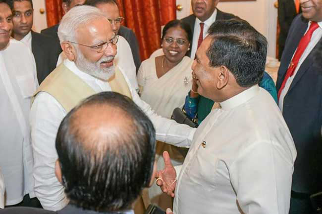 Modi assures Rajitha of his support to improve Lankan health service