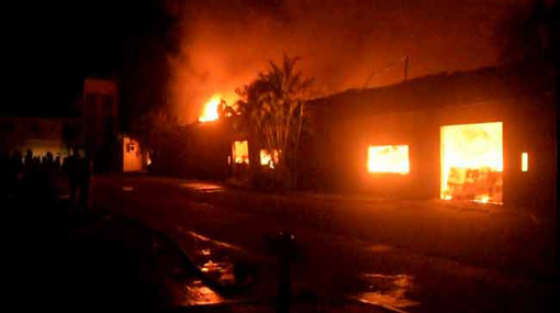 Fire breaks out at garment factory in Pannala