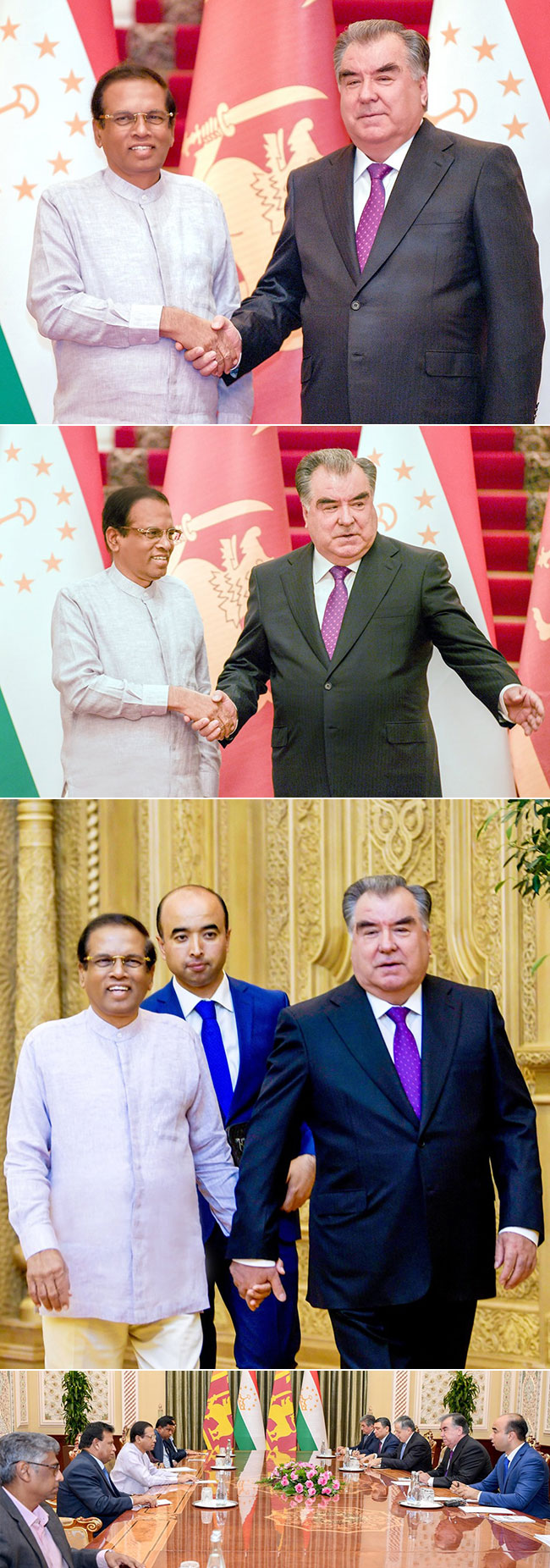 Sri Lanka-Tajikistan hold bilateral talks...