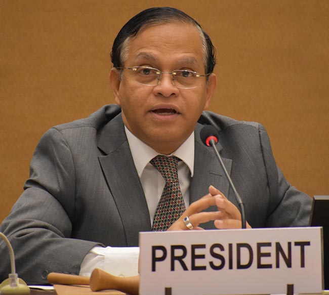 Sri Lanka for balanced and comprehensive disarmament, Sri Lankas envoy in Geneva says