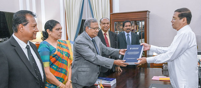 SriLankan-Mihin Lanka probe report handed over to President